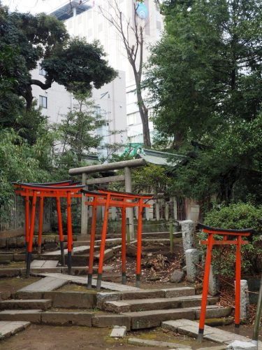 Nezu Shrine at Yanesen area  in Tokyo, Japan.