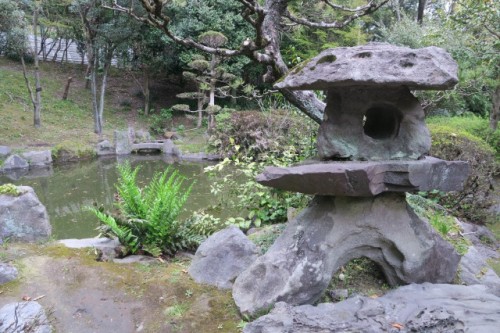 Historical Musuem Tsurumaru-jo Kagoshima Castle ruins in Kyushu Island, Japan 