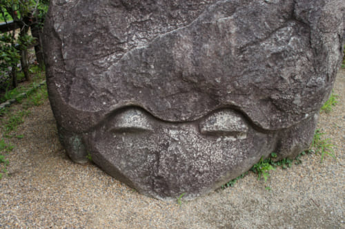 Kameishi: Asuka's most famous megalith, carved in the shape of a turtle and whose origin remains mysterious