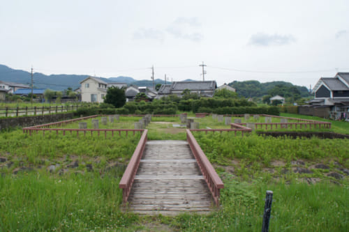 Archaeological site of a water clock from the Asuka period