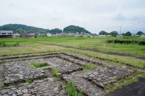 Archaeological site of a palace dating from the Asuka period