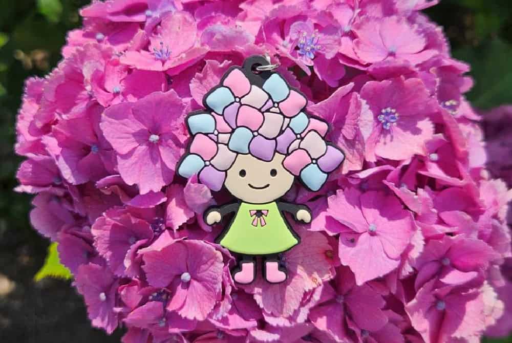 Mascotte a tema ortensie in Giappone
