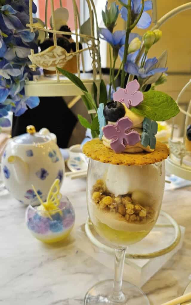 Afternoon Tea a tema ortensie in Giappone