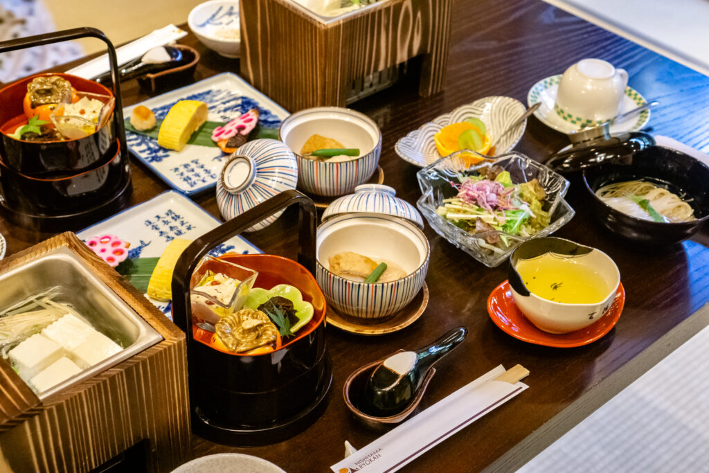 Breakfast in Nishiyama Ryokan